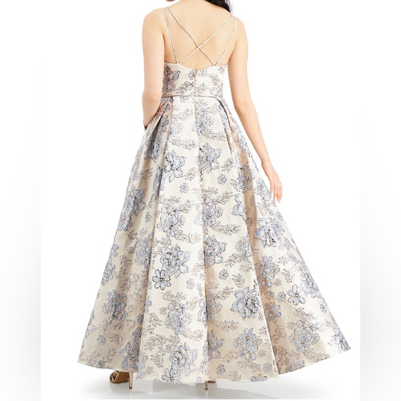 BLONDIE NITES Brocade Ball Gown with Pockets -Size 7 -NWOT-6353 - Picture 2 of 9